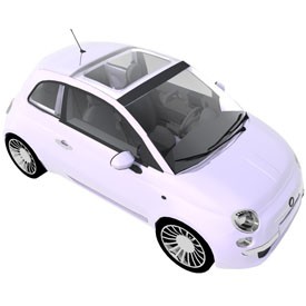 Fiat 500 3D Object | FREE Artlantis Objects Download